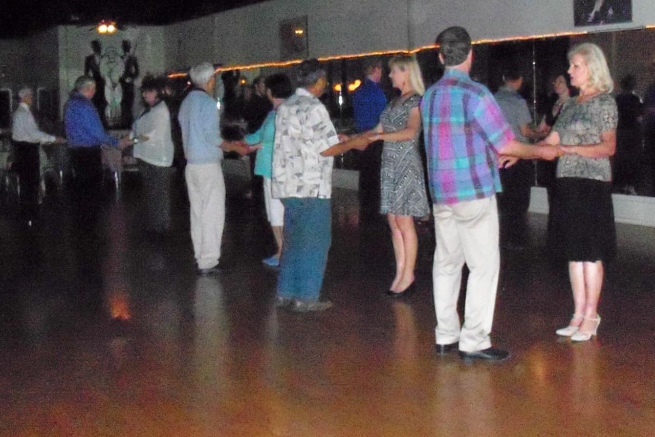 Students learning ballroom at House of Dance for special events
